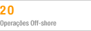 2O/Opera��es off-shore